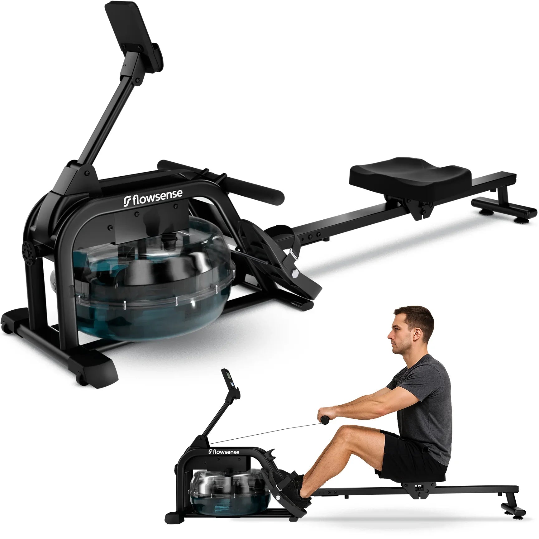 Roeitrainer - Elvora Wave - Dynamische Waterweerstand