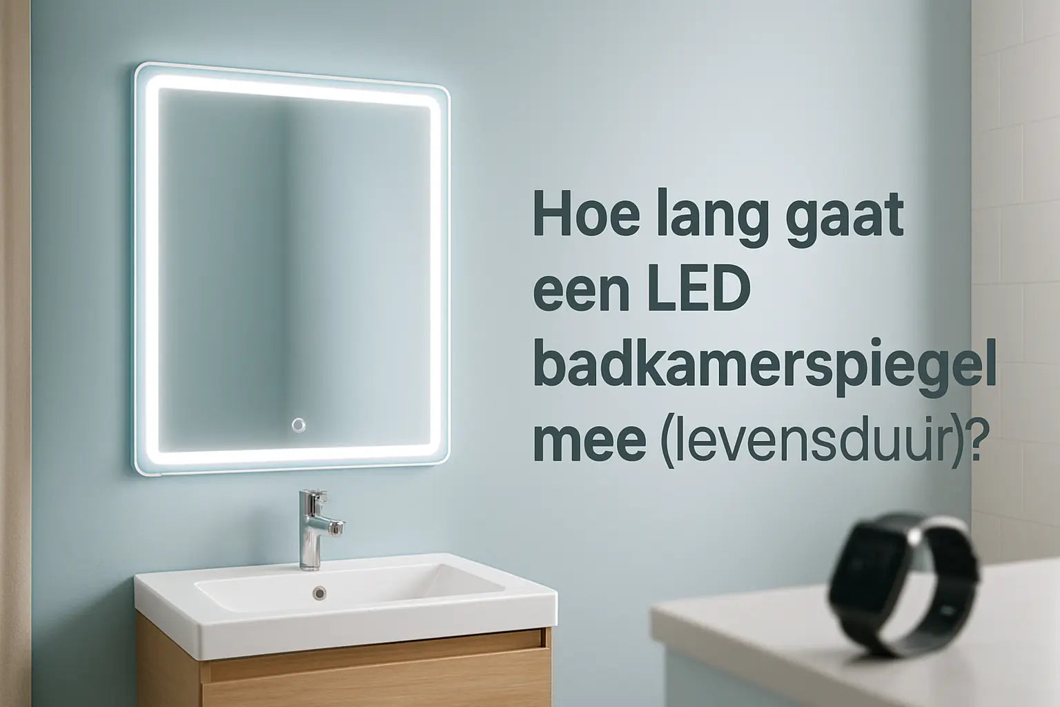 Hur länge håller en LED-badrumsspegel (livslängd)?