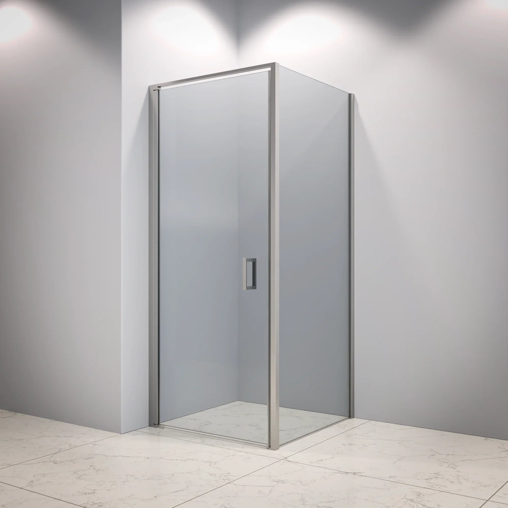 Duschkabin Vela - 90 x 200 - Krom