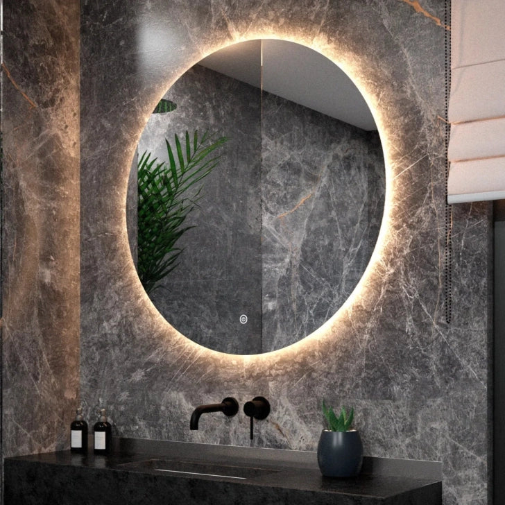 Badkamerspiegel - 100cm - Ramlös