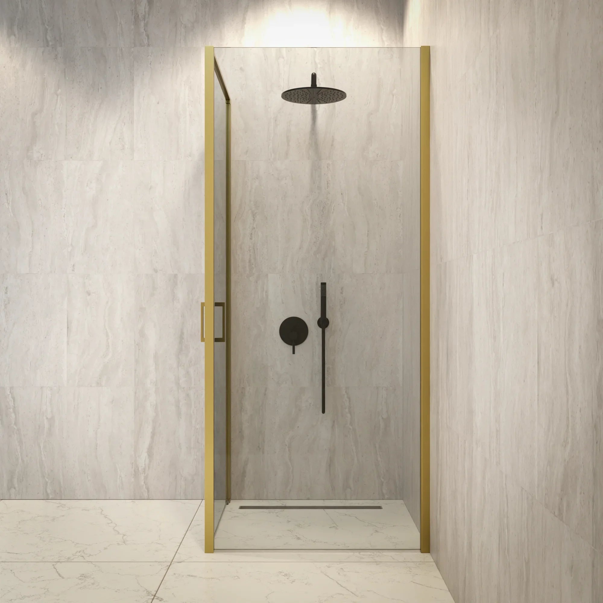 Duschkabin Vela - 90 x 200 - Guld