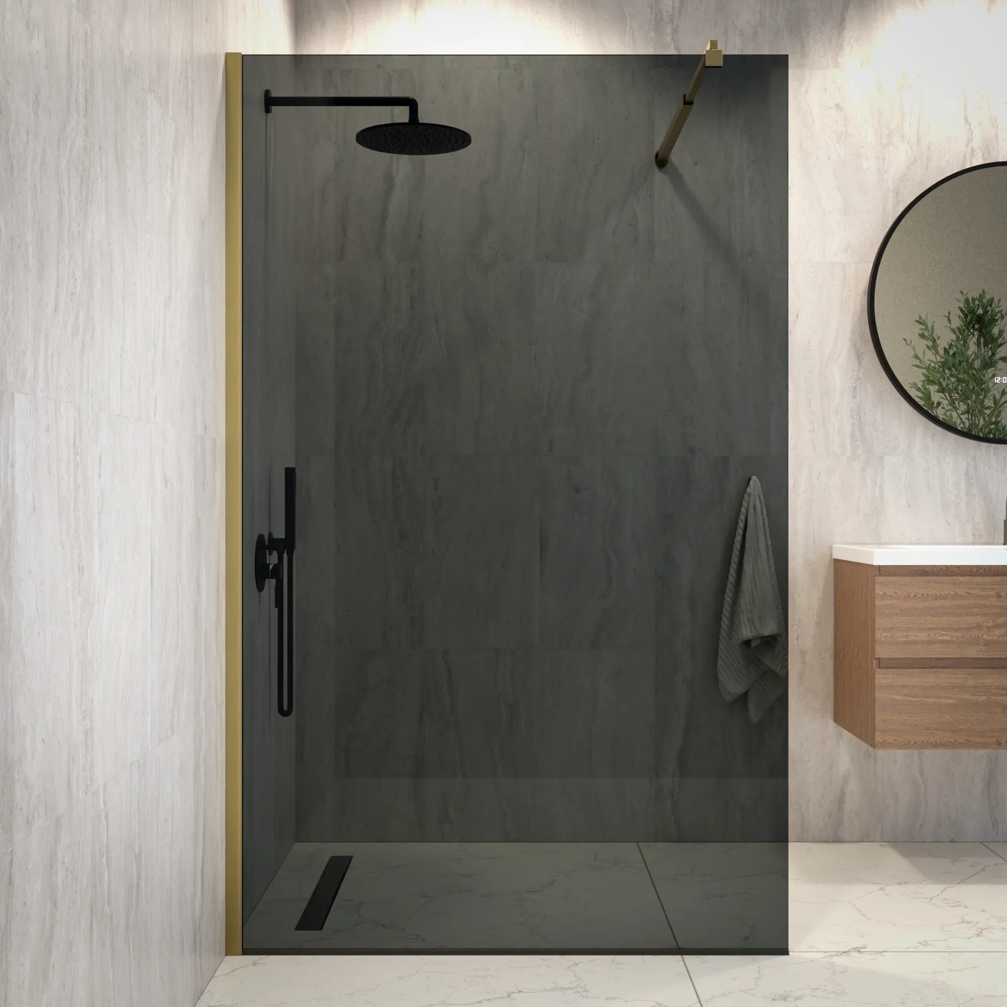 Douchewand Vero - 120x200cm