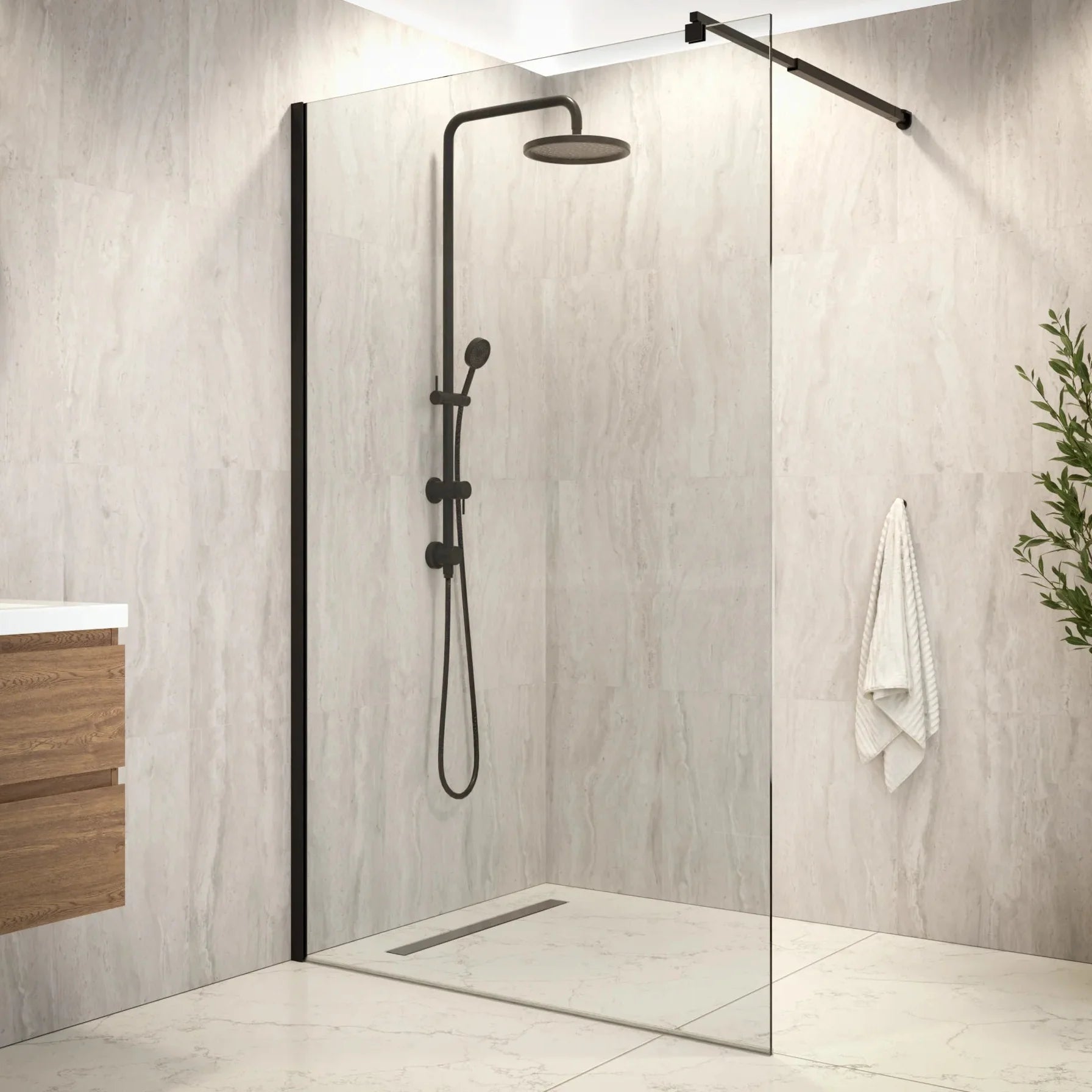 Douchewand Aris - 120x200cm - Förbeställa