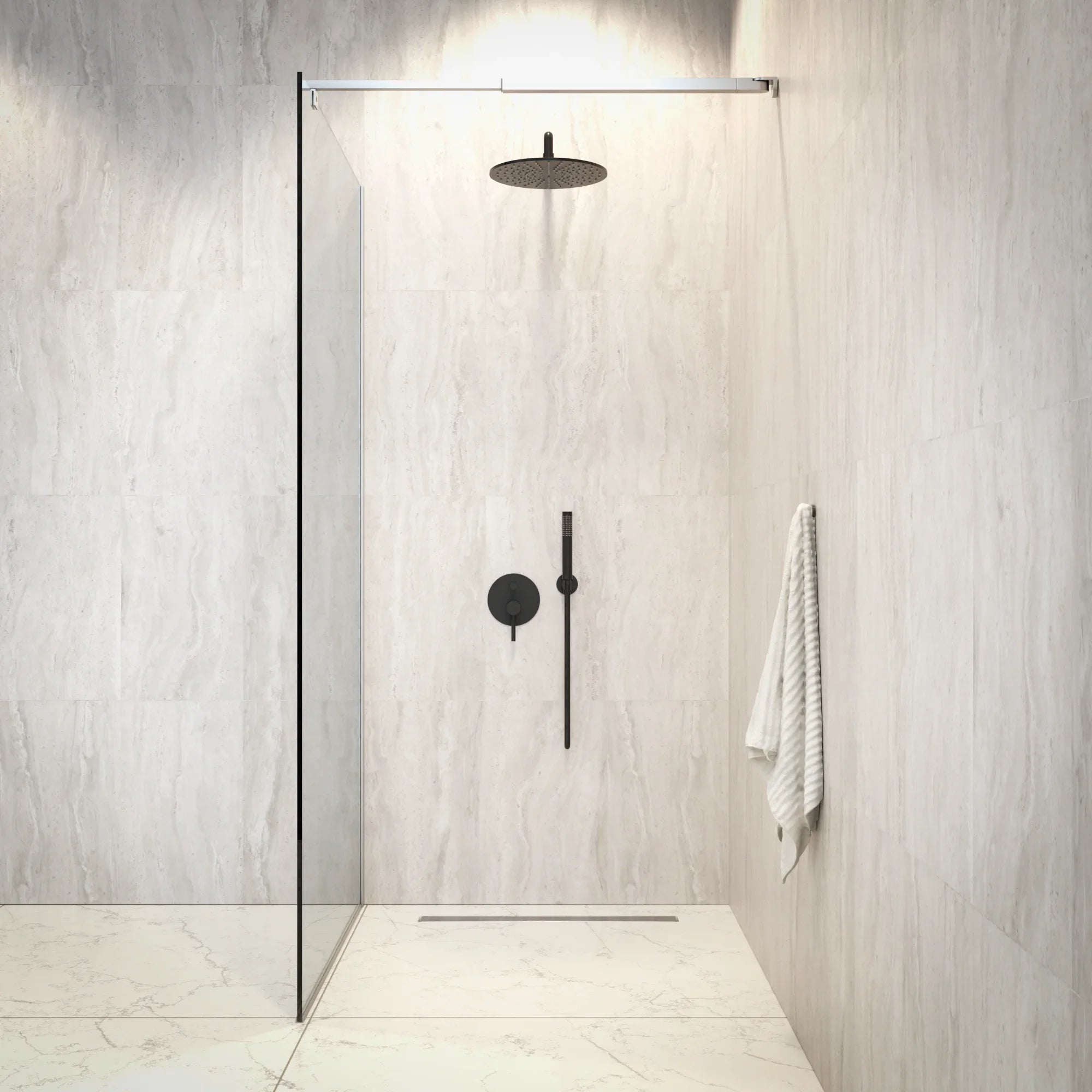 Douchewand Zaro - 100x200cm