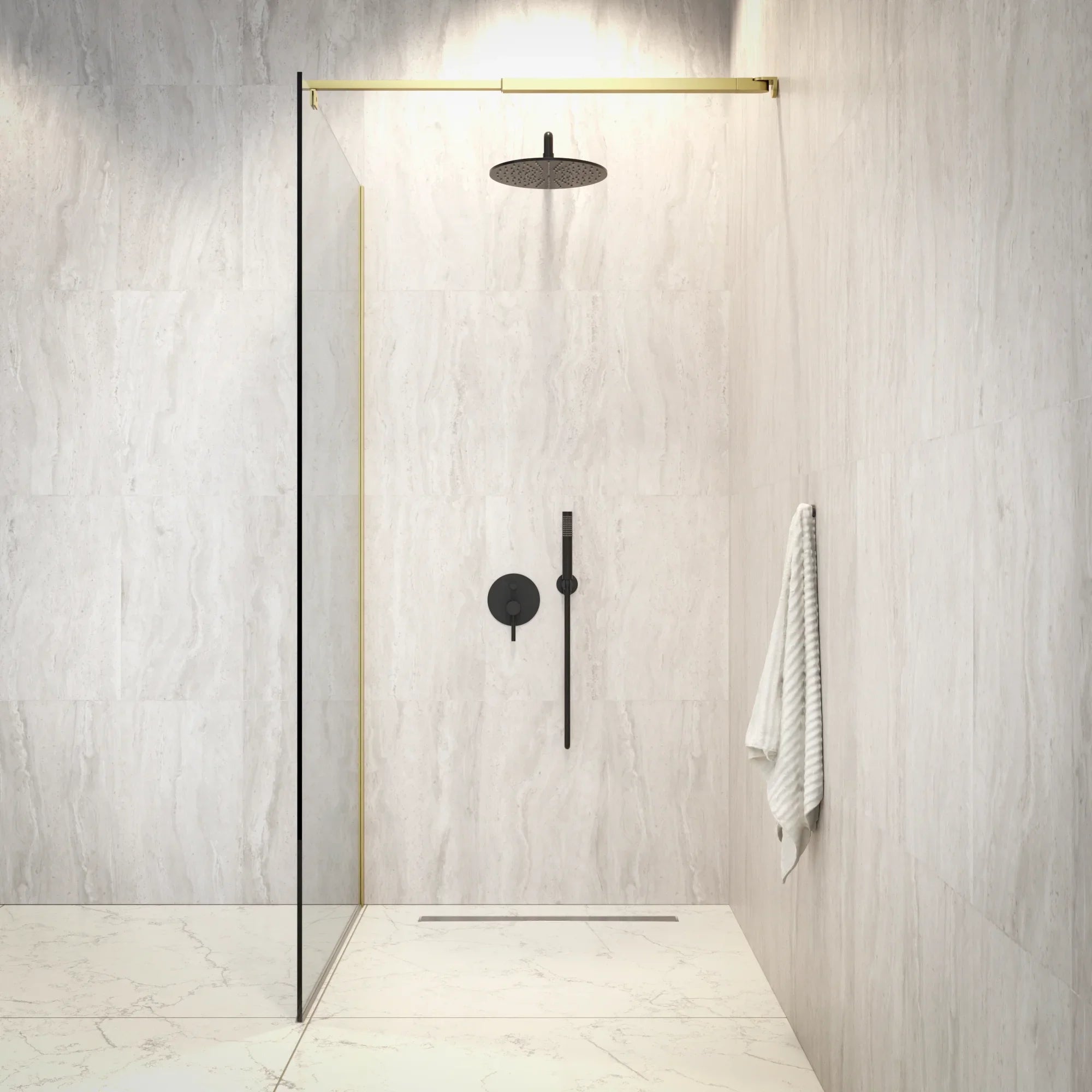 Douchewand Elva - 100x200cm