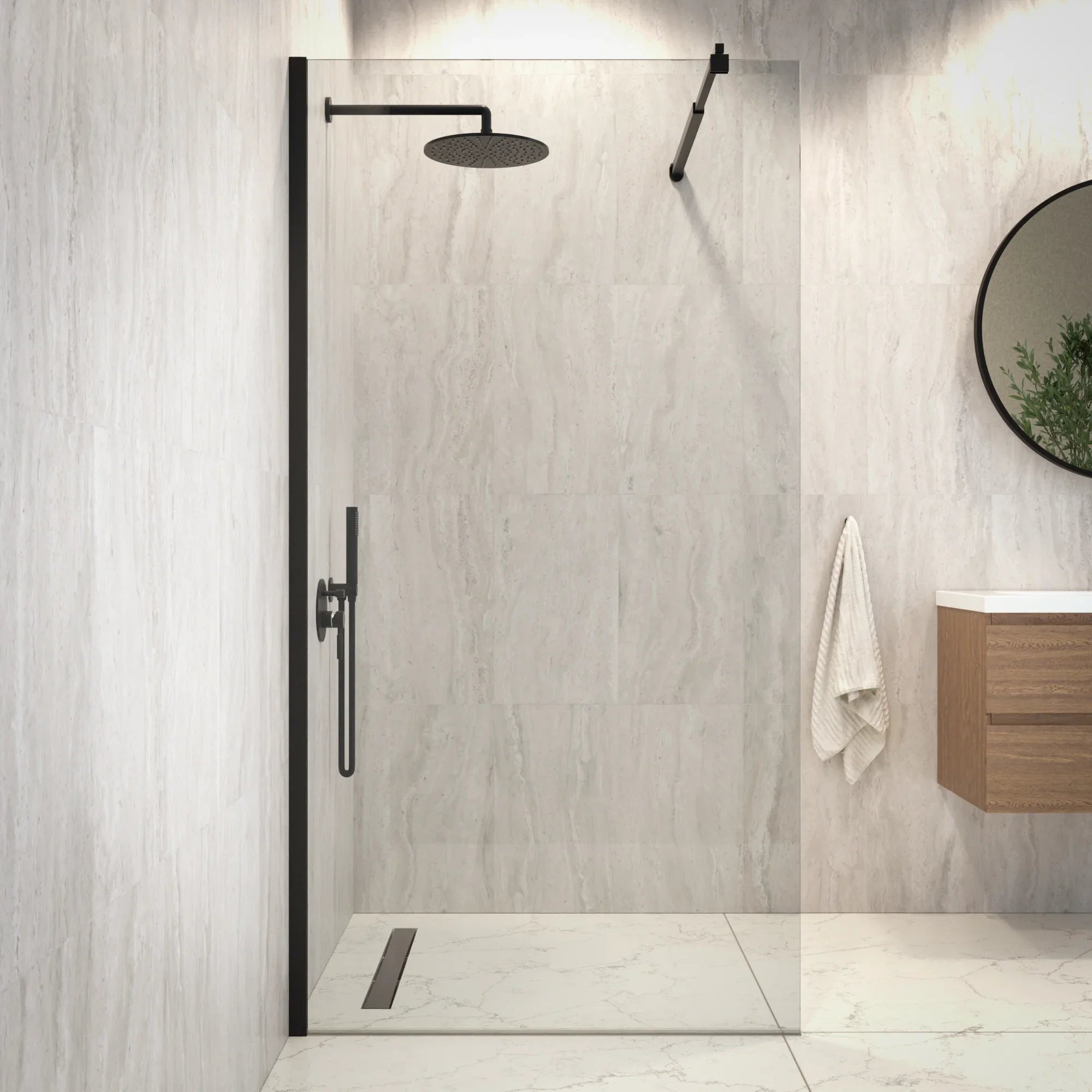 Douchewand Aris - 100x200cm