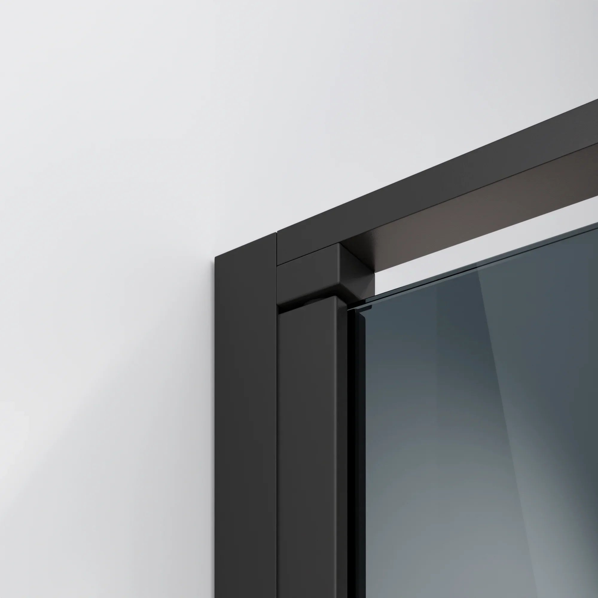 Duschkabin Vela - 90 x 200 - Rökt Glas - Svart