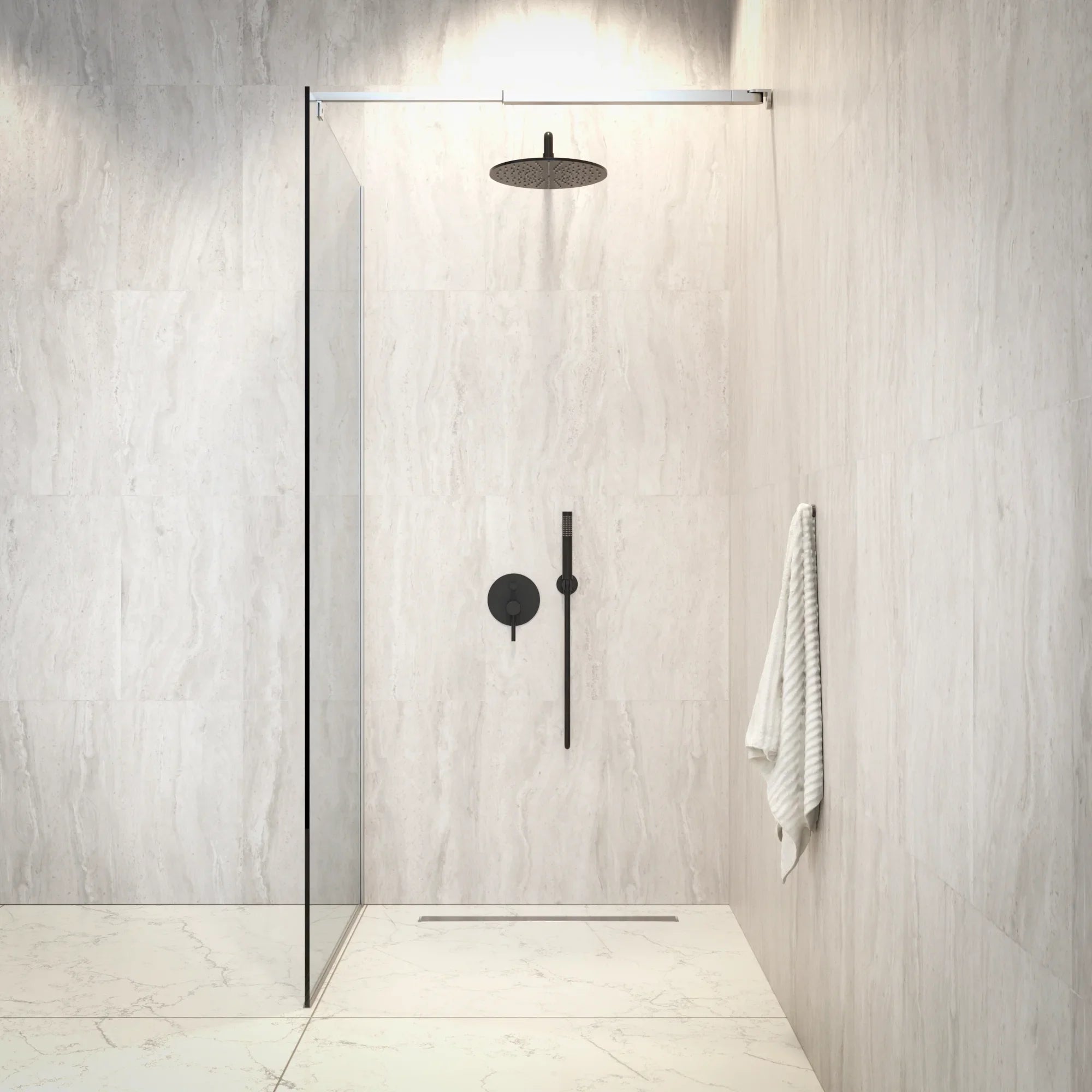 Douchewand Zaro - 90x200cm