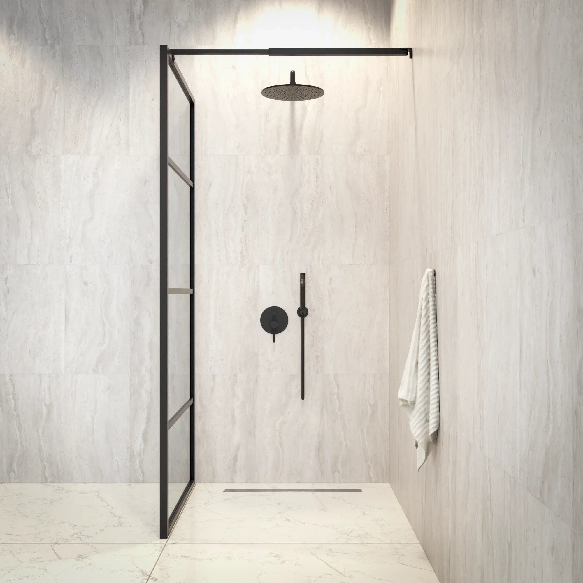 Douchewand Luna - 90x200cm - Förbeställa