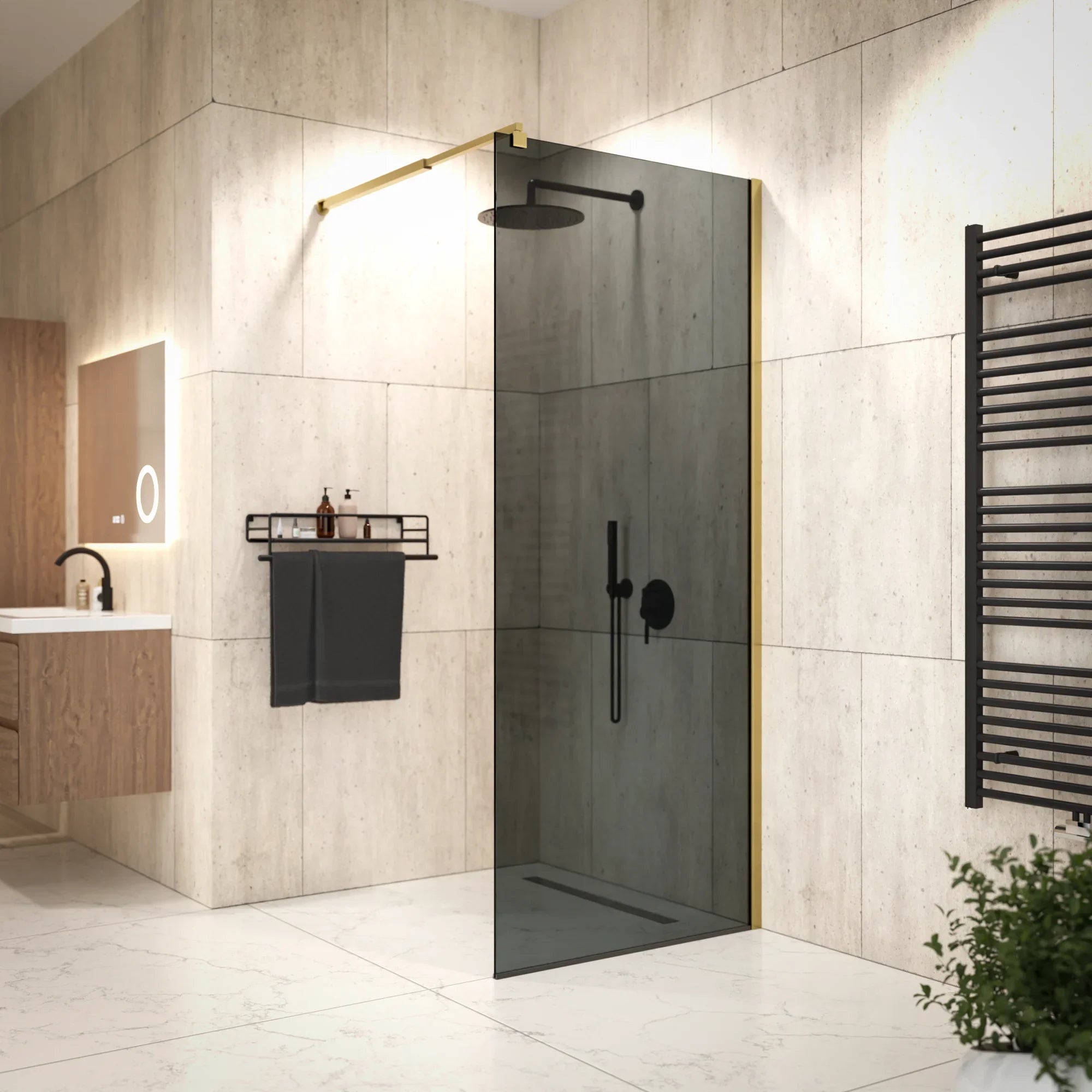 Douchewand Vero - 80x200cm