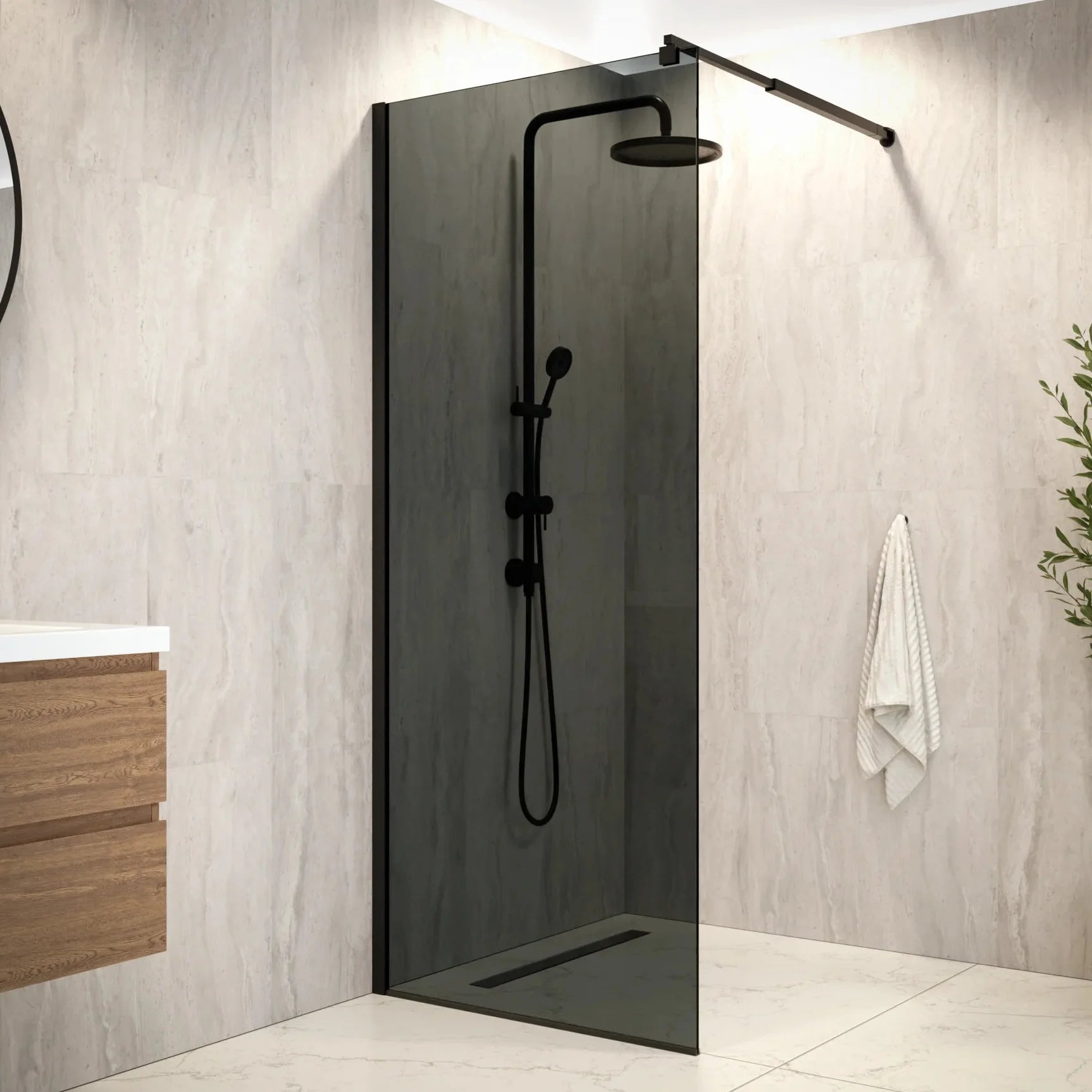 Douchewand Nova - 80x200cm - Förbeställa