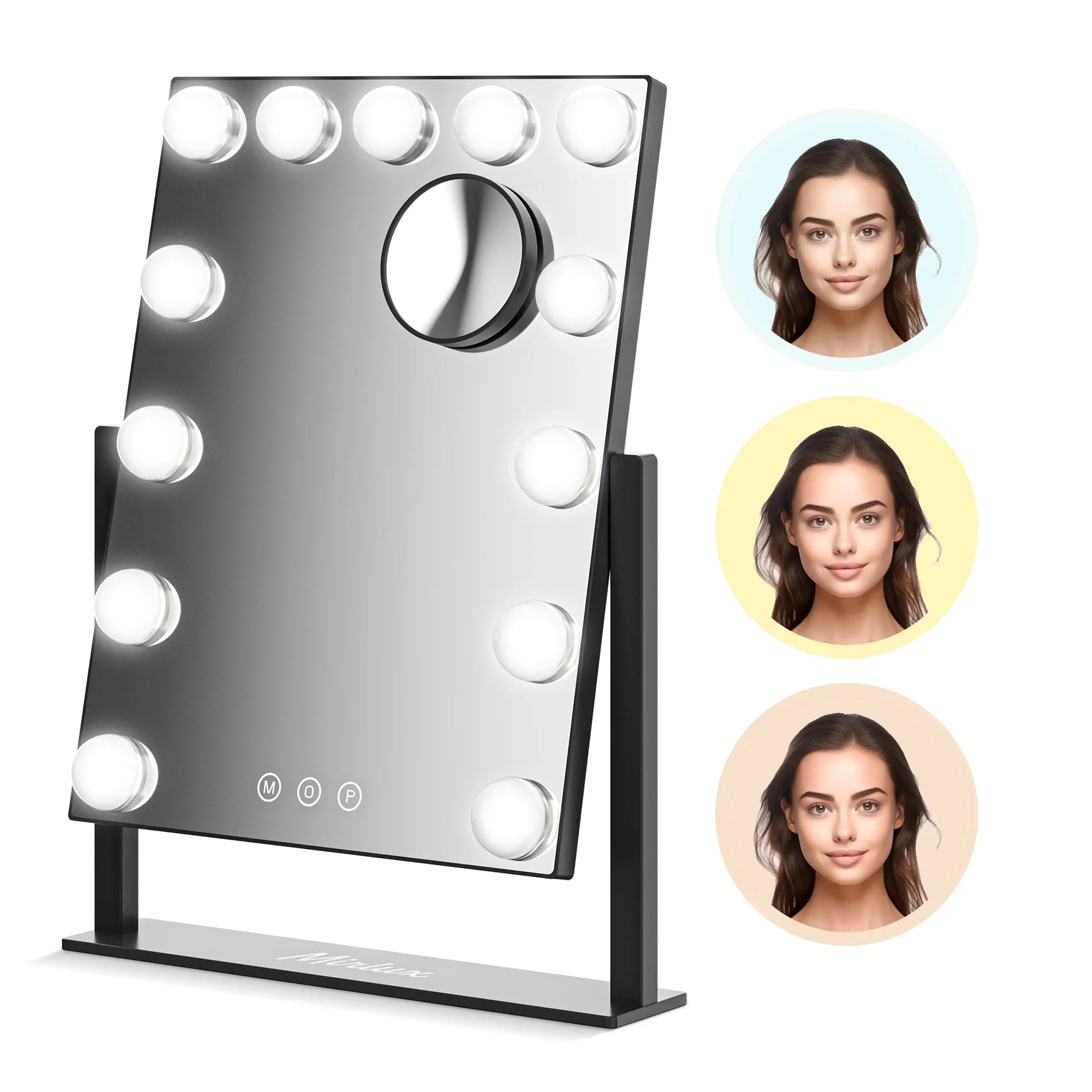 Hollywood Spiegel - 44x30cm - Zwart - Förbeställa