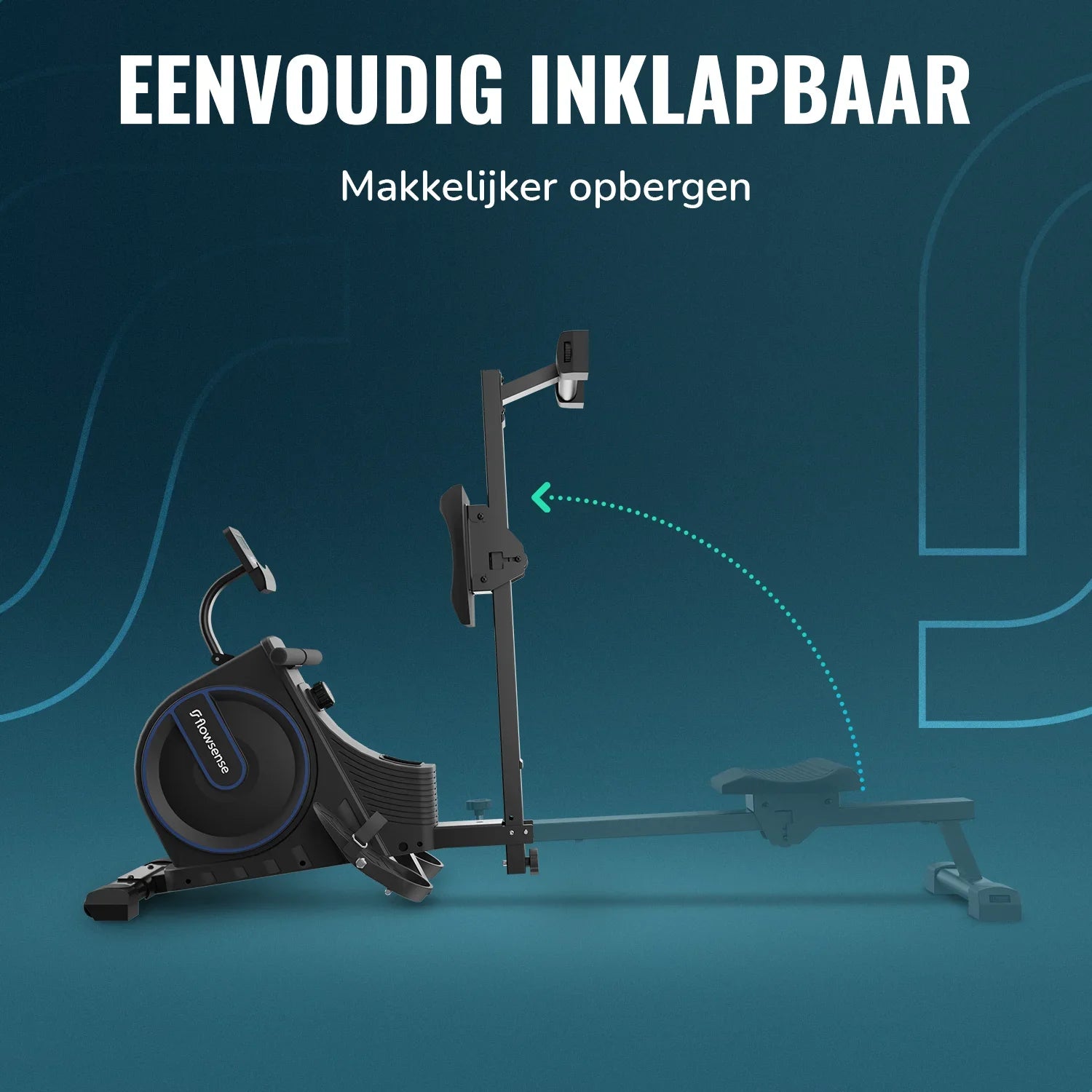 Roddmaskin - 16 motståndsnivåer - LCD-skärm