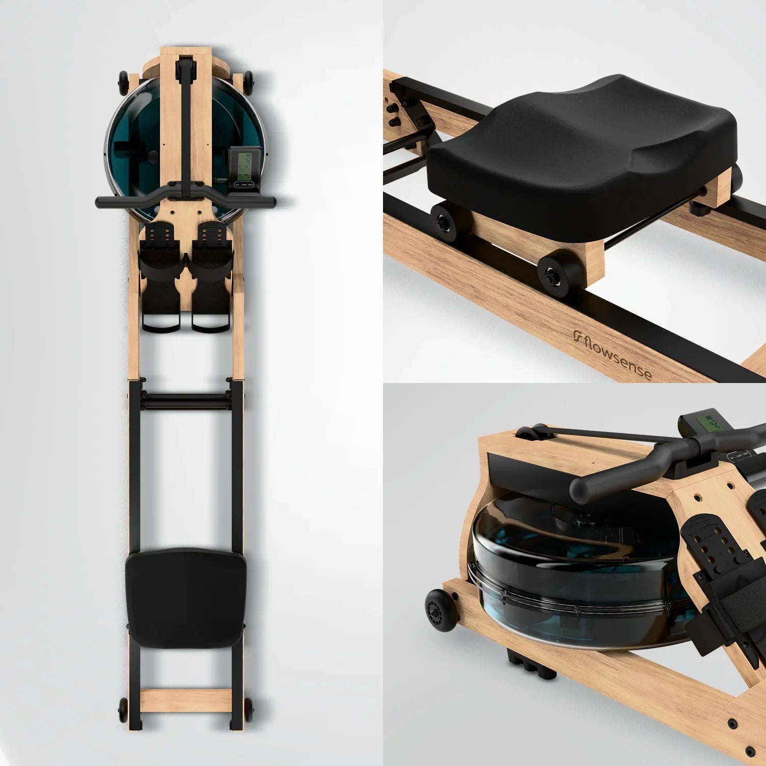 Roeitrainer - RowForge - Hout Met Waterweerstand