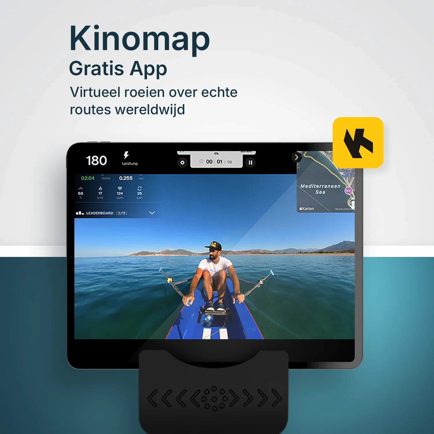 Roeitrainer - Elvora Wave - Dynamische Waterweerstand