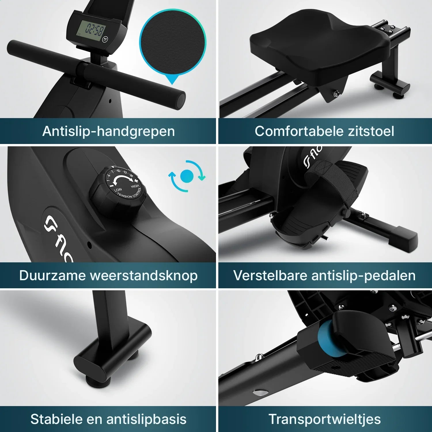 Roeitrainer - Elvora Edge - Magnetische Weerstand