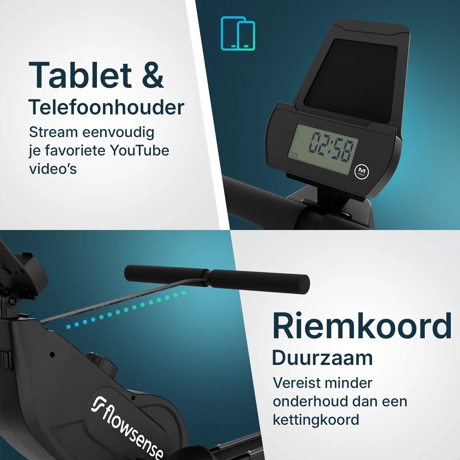 Roeitrainer - Elvora Edge - Magnetische Weerstand