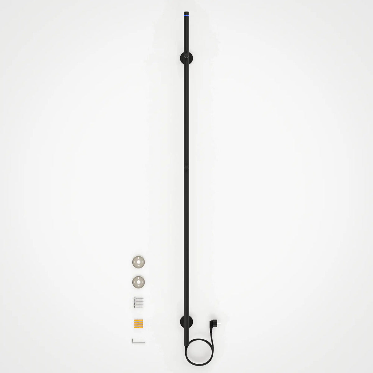 Elektrisk Handdukstork - 70 Watt - 150 cm - Matt svart