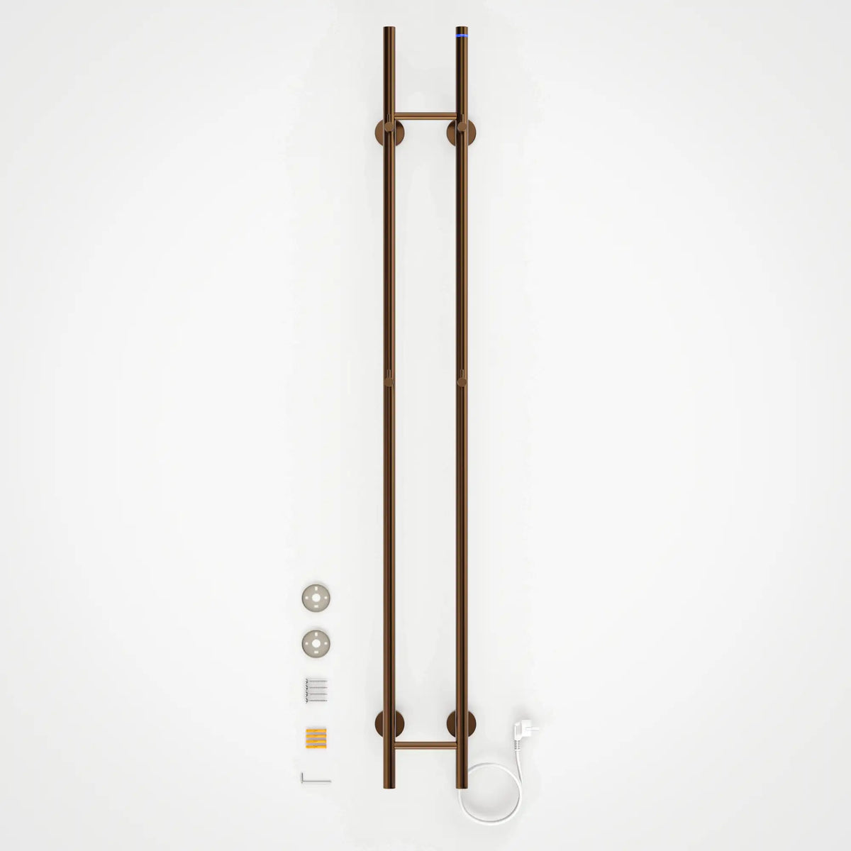 Elektrisk Handdukstork Dubbel - 70 Watt - 150x16.8 cm - Koppar