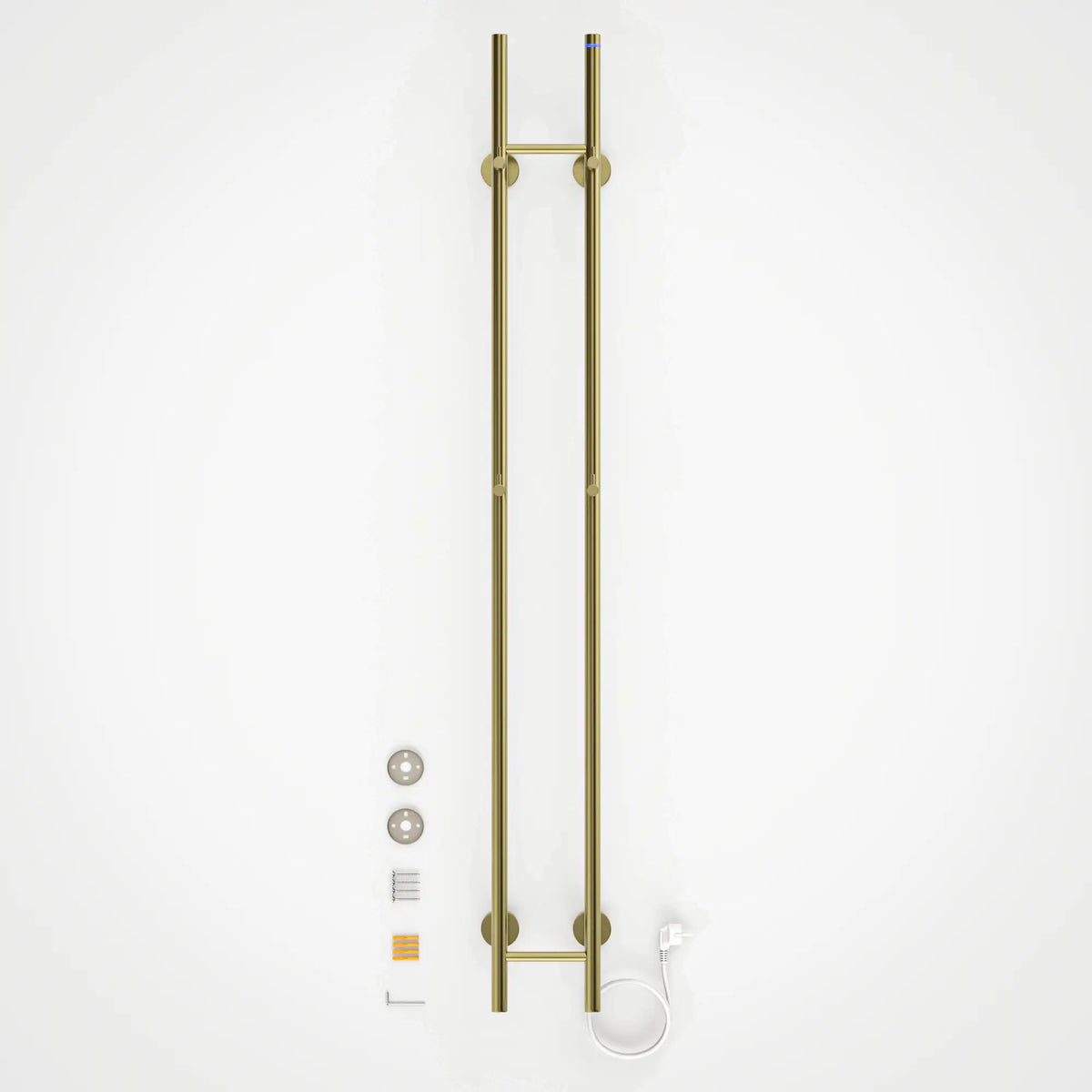 Elektrisk Handdukstork Dubbel - 70 Watt - 150x16.8 cm - Guld