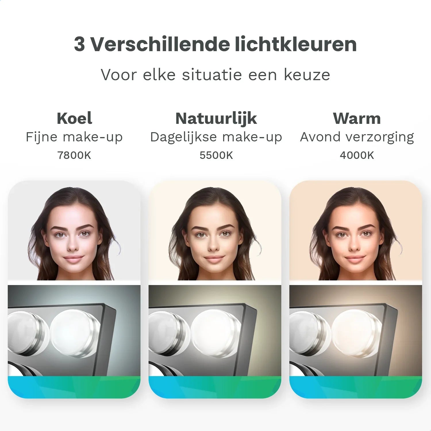 Hollywood Spiegel - 44x30cm - Zwart - Förbeställa