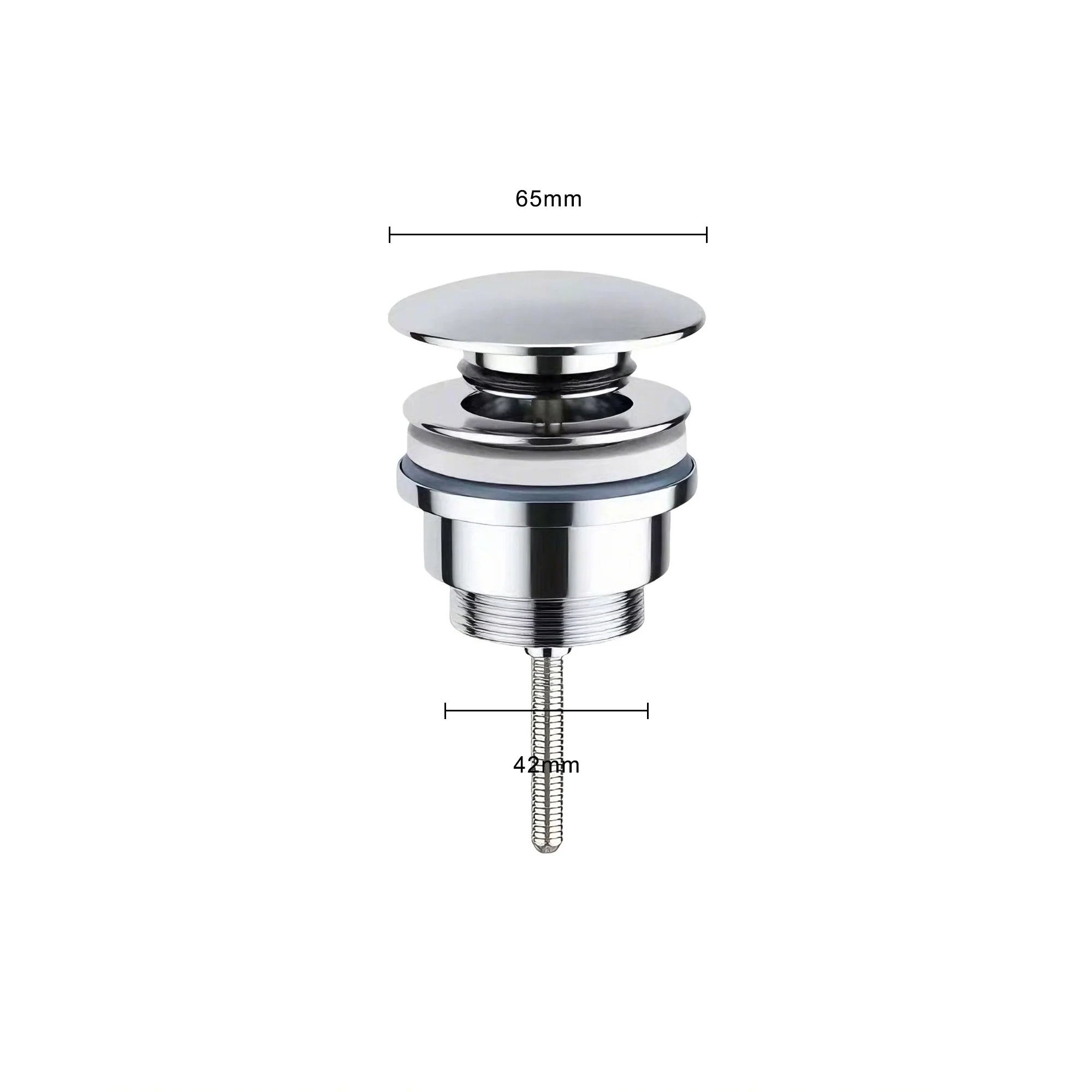 Afvoerplug Wastafel Clickwaste - 42 mm - Chroom