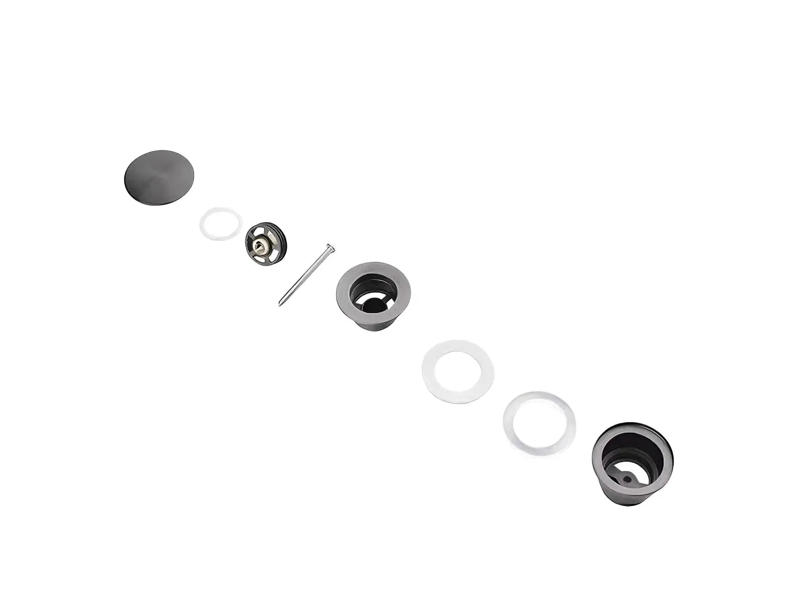 Bottenventil tvättställ Clickwaste - 42 mm - Matt svart - Förbeställ