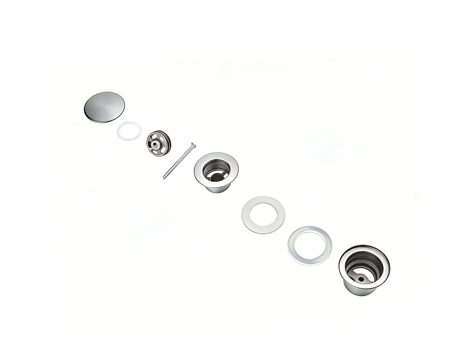 Afvoerplug Wastafel Clickwaste - 42 mm - Chroom