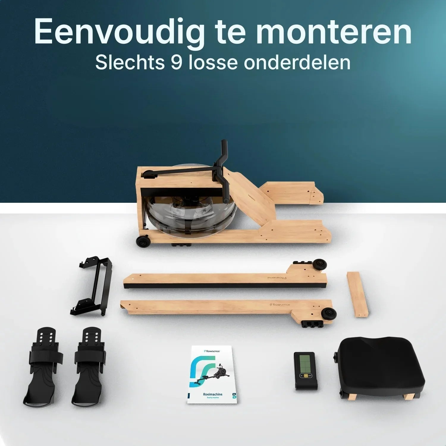 Roeitrainer - RowForge - Hout Met Waterweerstand