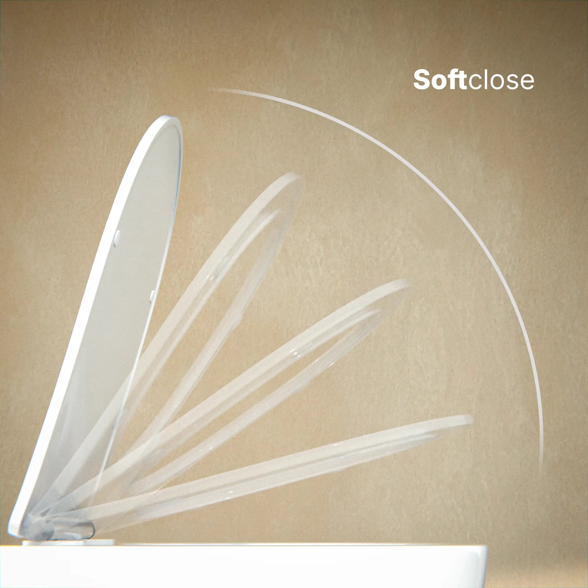 Vägghängd toalett Varo - Rimless - Soft-close-sits - Blank vit